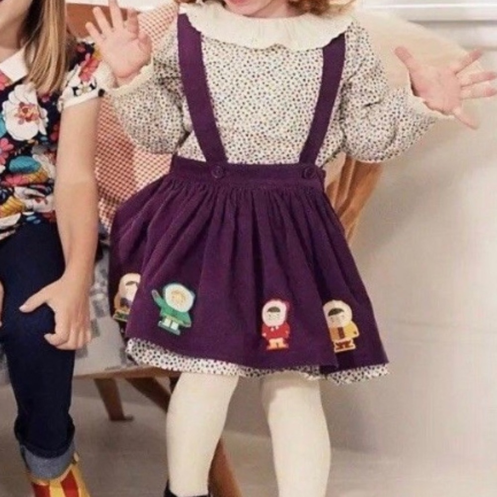 Adorable Suspender Skirt